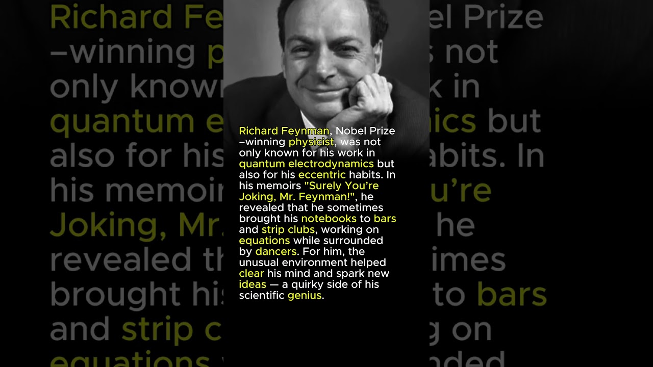 Richard Feynman: The Genius Who Thinks Outside the Box