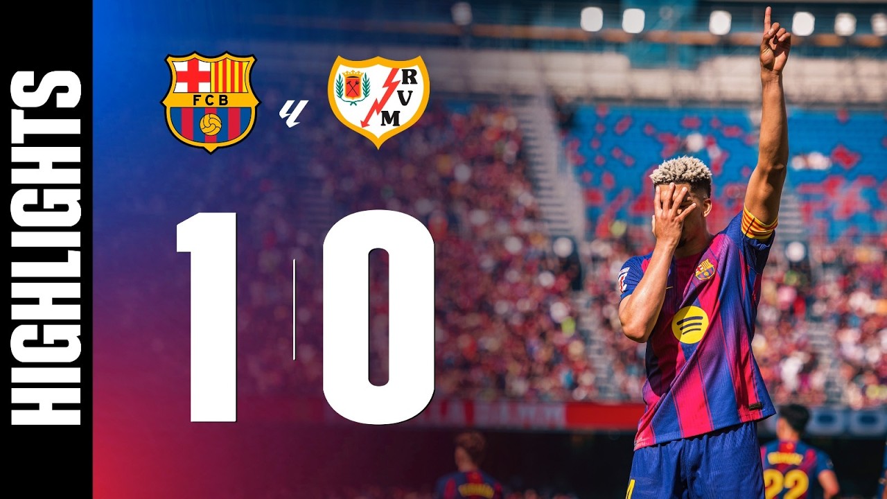FC BARCELONA 1 vs 0 RAYO VALLECANO | LALIGA MD 29 🔵🔴