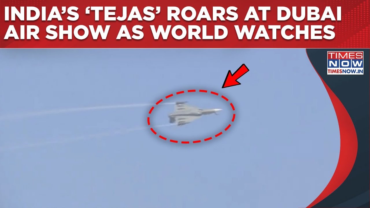 India’s Tejas Steals Show at Dubai Air Show ✈️