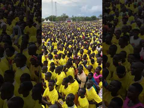 President Museveni campaign in otuke see the love of president Museveni