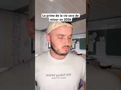 Le prime de la vie sera de retour en 2026 ❤️