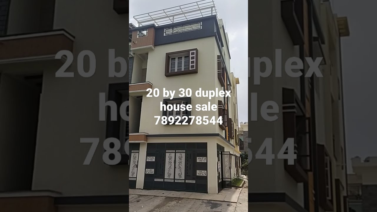 20x30 Duplex House in Nagarabhavi Visvesvaraya Layout