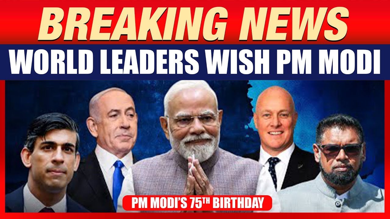 Global Leaders Celebrate PM Modi's 75th Birthday 🎉