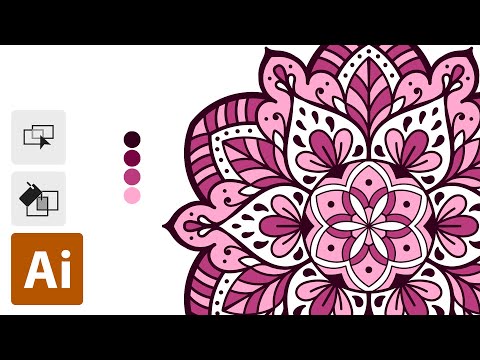 How to Make Digital Mandala 2022  | Adobe Illustrator Tutorials