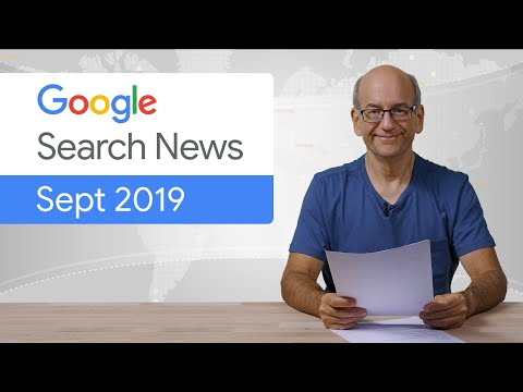 Google Search News (Sept '19) - changes in GSC, nofollow links, new meta tags, and more