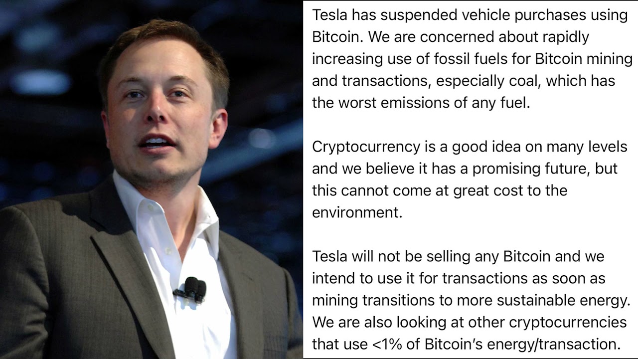 Tesla Stops Accepting Bitcoin Amid Market Crash 💥