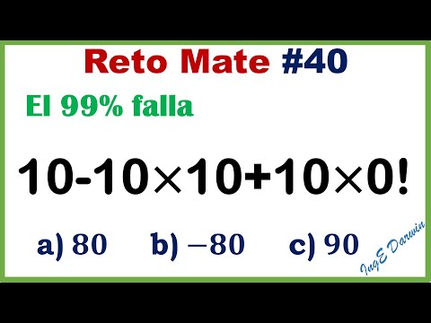 Cuidado con las operaciones combinadas - PEMDAS | Reto 40