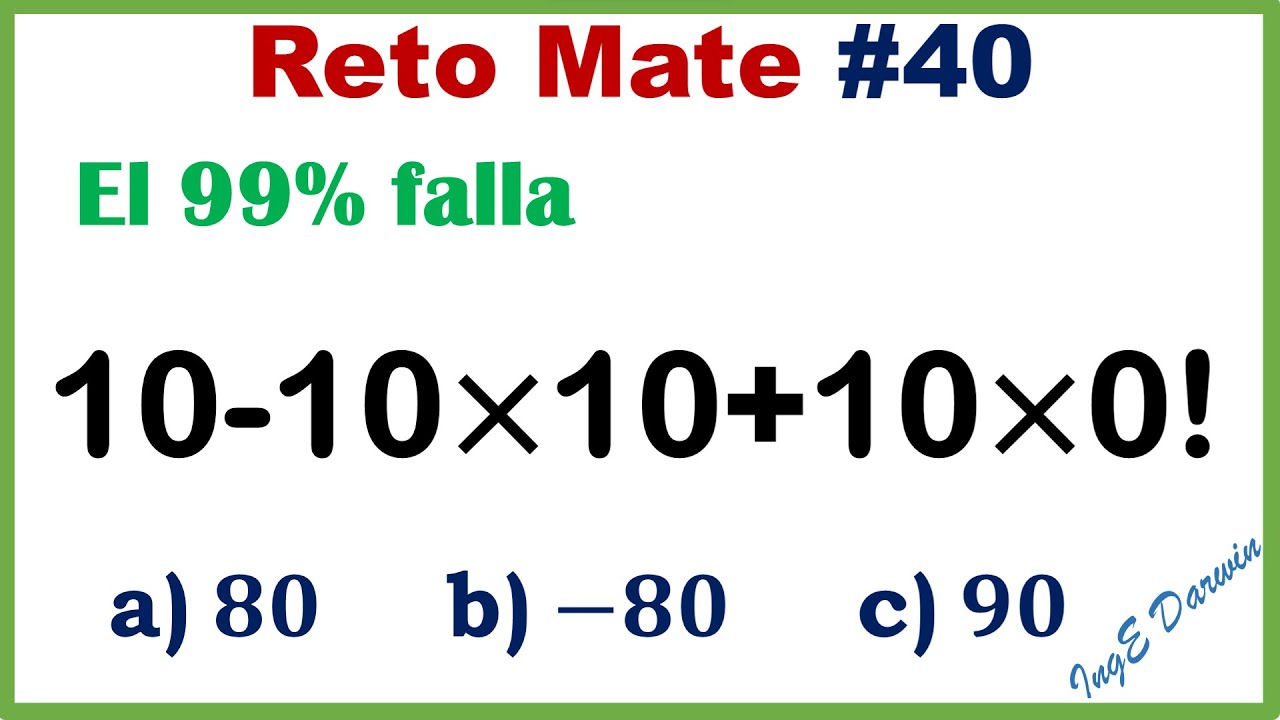 ¡Desafío Matemático! Domina las Operaciones Combinadas con PEMDAS 🧮