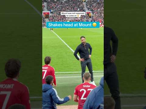 Mason Mount was not suppose to be subbed on but Ruben Amorim changed his mind and 10 minutes later..