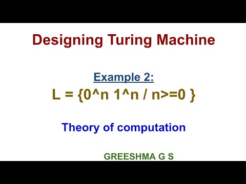 61. Construct a Turing Machine for language L={0^n 1^n , such that n greater than or equal to 0}