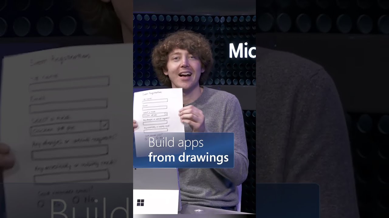 Pen, paper, draw and build  your app with Express Design in Power Apps Studio.