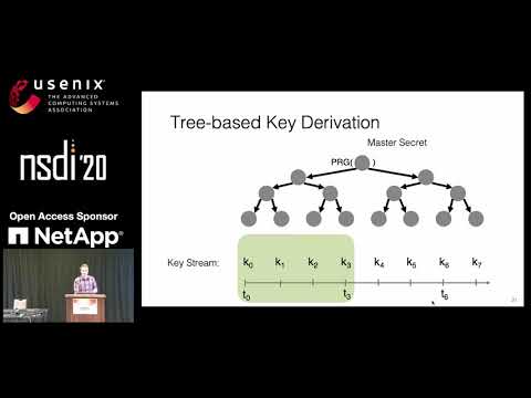 NSDI '20 - TimeCrypt: Encrypted Data Stream Processing at Scale with Cryptographic Access Control