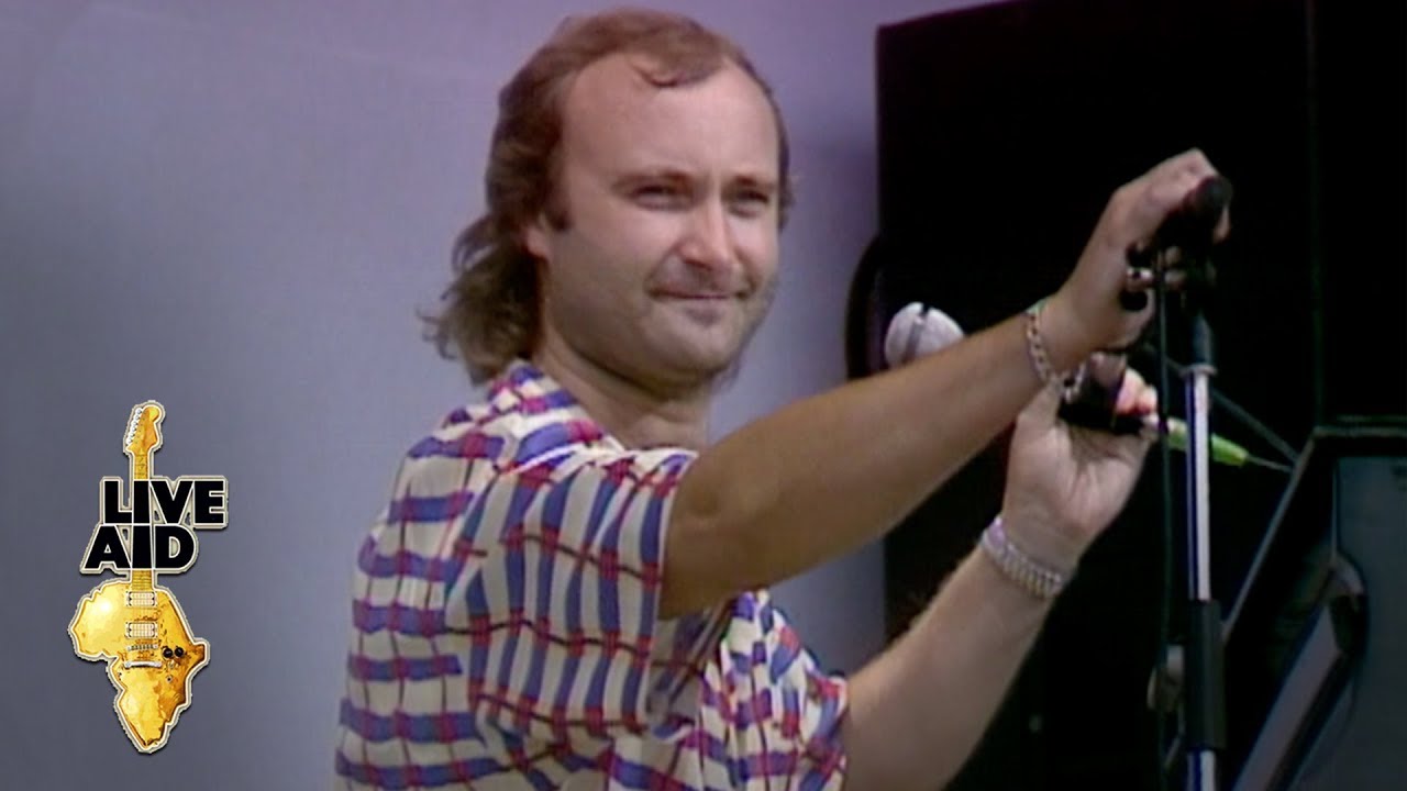 Phil Collins Live Performance at Live Aid 1985