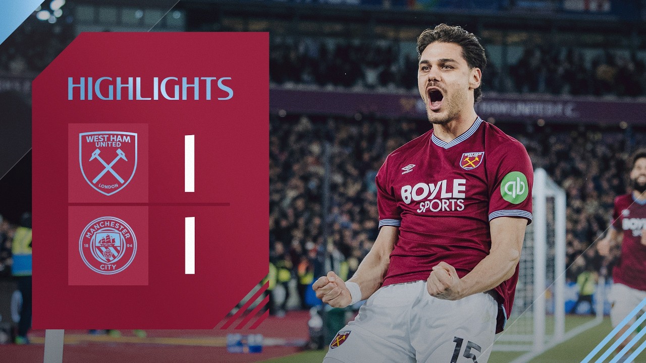 Mavropanos Secures Draw for West Ham vs. Man City ⚽