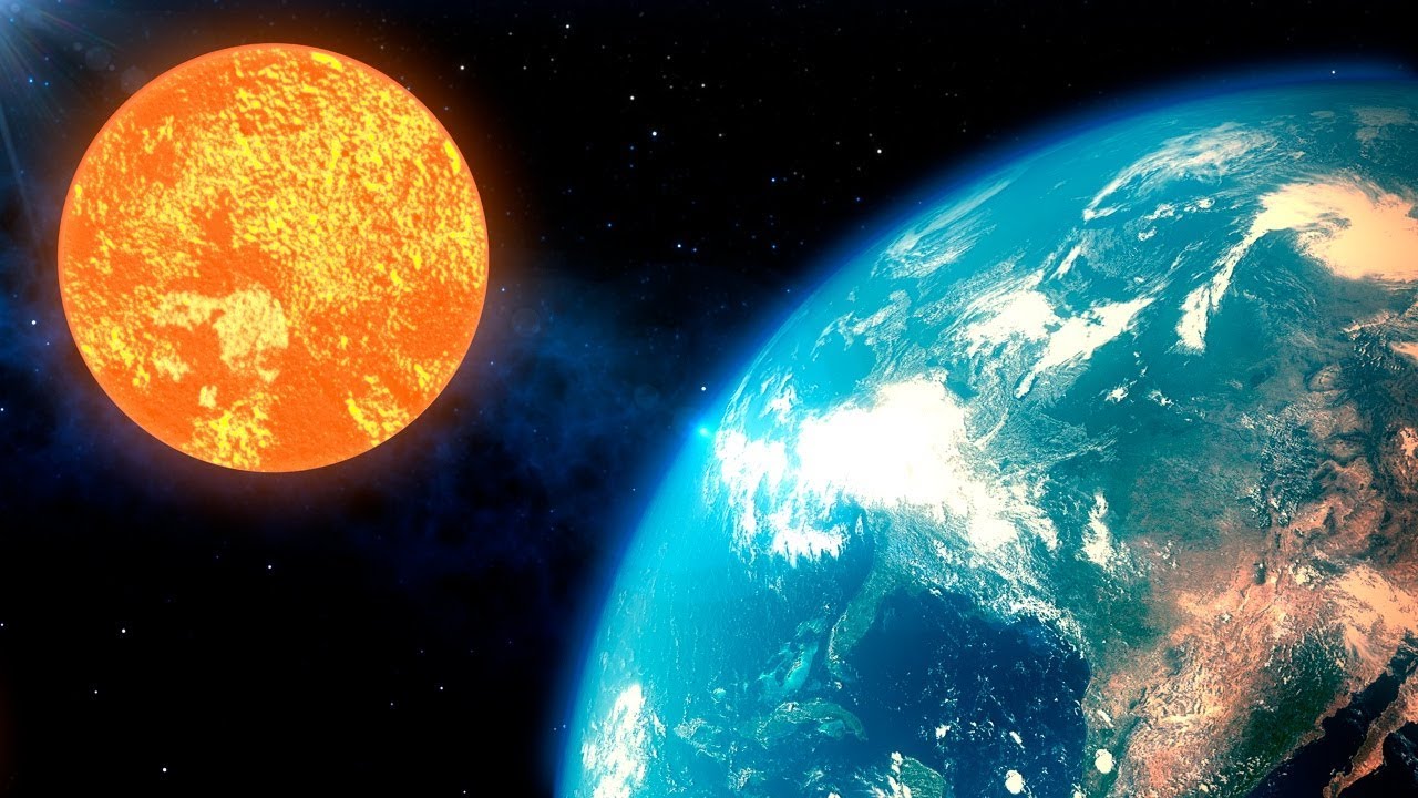 Что если Земля была как Солнце? 🌍☀️