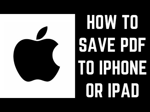 How to Save PDF on iPhone or iPad