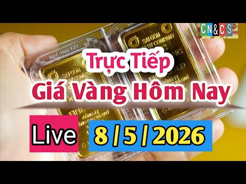 Giá Vàng Hôm Nay 8/5/2026: SJC & Thế Giới 📈