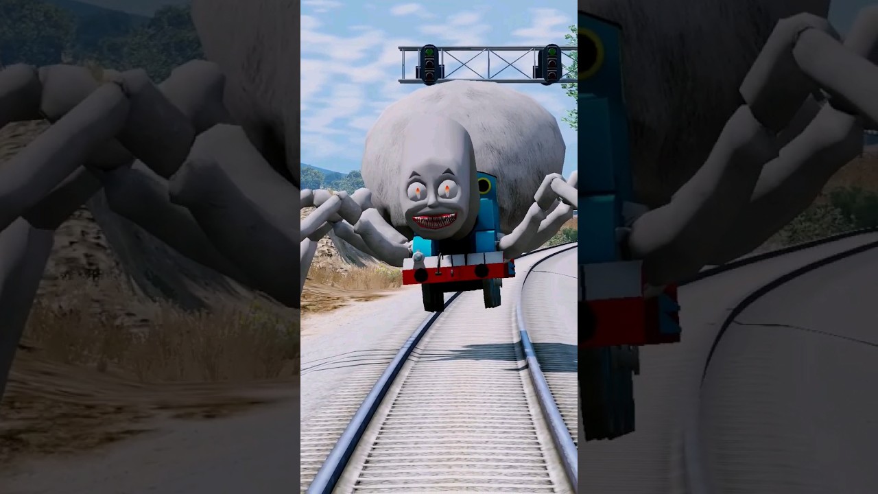 Spider Thomas Meets Thomas the Train 🚂