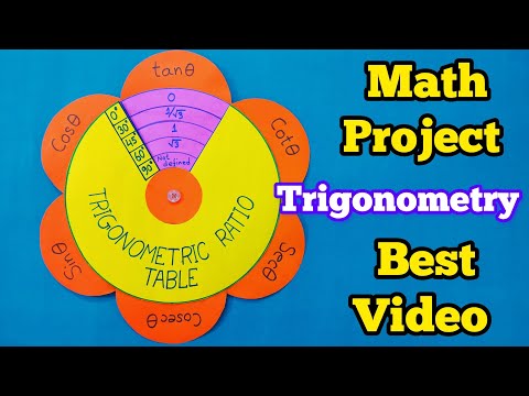 #Maths Working model#Trigonometric Ratio table#Trigonometric ratio model#mathsproject#project๐