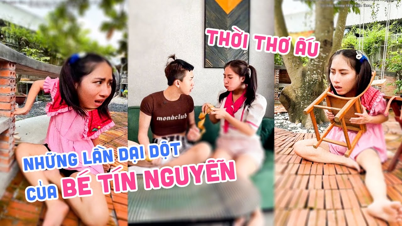 Hài Hước Những Khoảnh Khắc Dại Dột Thời Thơ Ấu của Bé Tín Nguyễn 😊