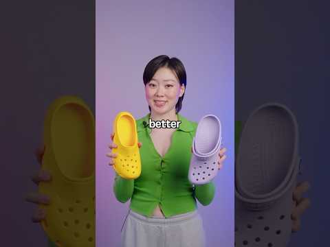 3D-Printed CROCS Vs. Real 🩴🤯 #shorts #3dprinting #crocs #craft #diy #UJOYBIO