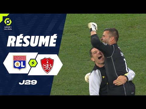 OLYMPIQUE LYONNAIS - STADE BRESTOIS 29 (4 - 3) - Résumé - (OL - SB29) / 2023-2024