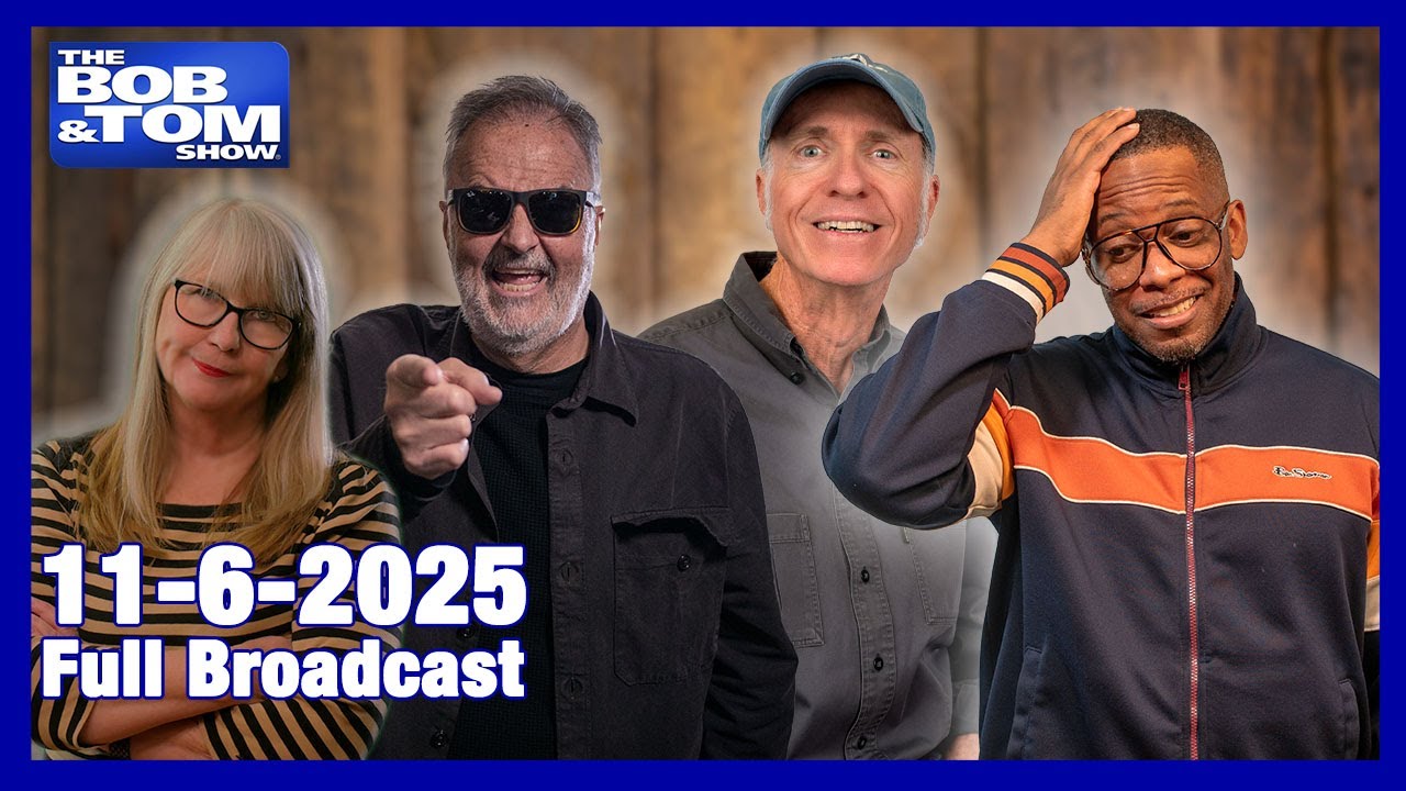 Tune in for The Bob & Tom Show on November 6, 2025 – Featuring The Electric Amish & Comedians 🎙️