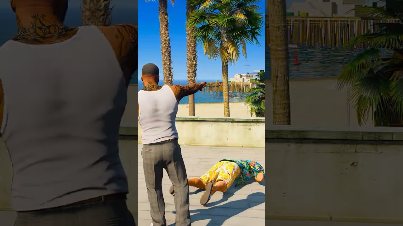 GTA V: Franklin Rescues Dolphin from Michael 🐬