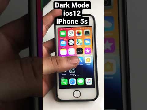 Enable Dark Mode on iOS 12 for iPhone 5s π