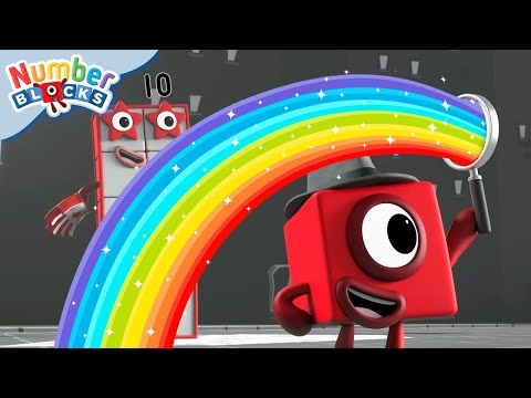 Colourful Maths - Rainbows and Addition! π | 123 Counting for Kids | @Numberblocks
