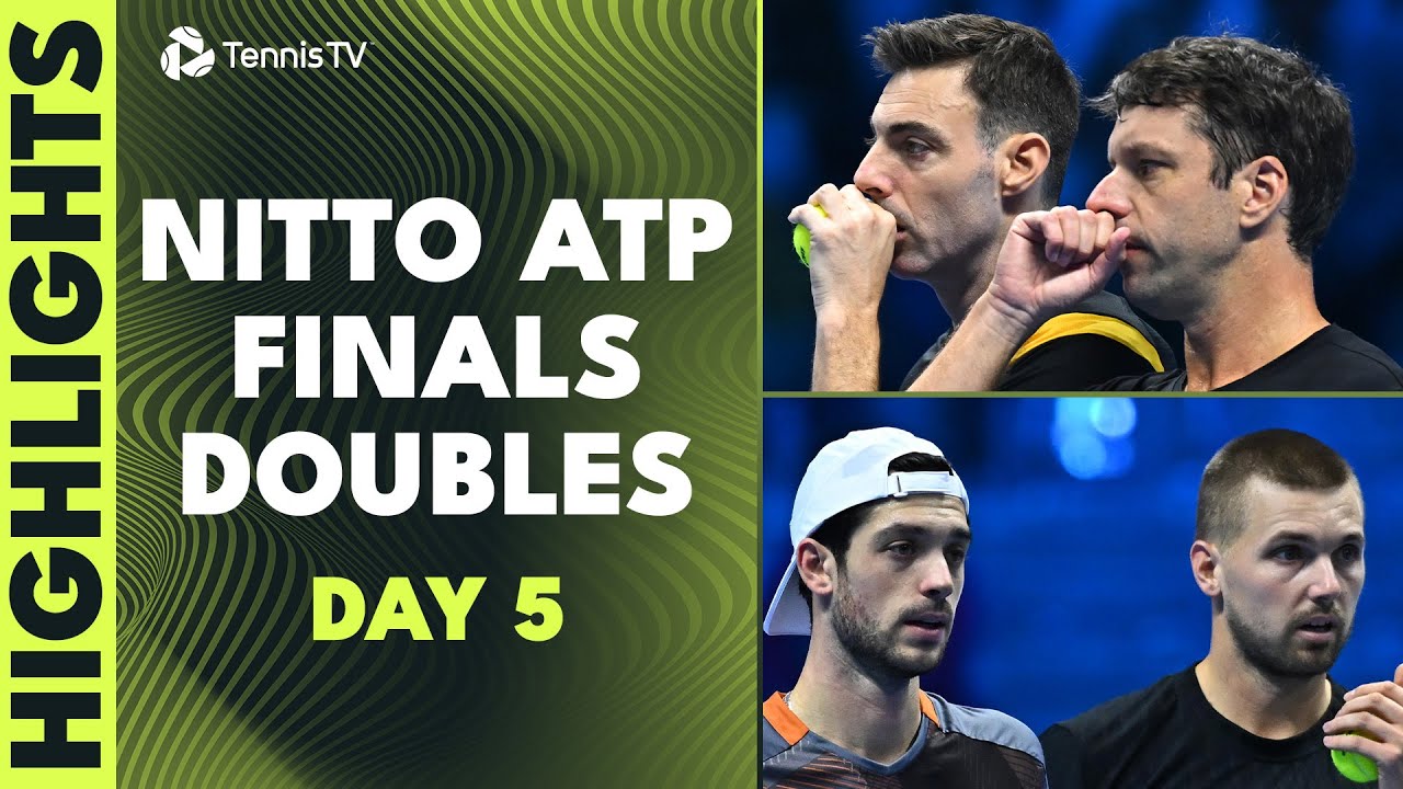 Nitto ATP Finals Day 5 Doubles Highlights 🎾