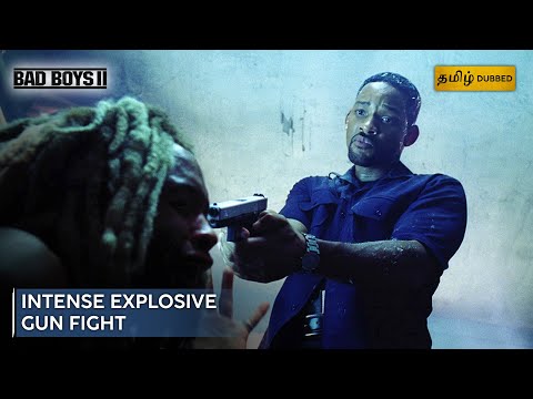 Explosive Gunfight | BAD BOYS II | பேட் பாய்ஸ் II | Hollywood Movie Tamil Dubbed | Sony Pictures