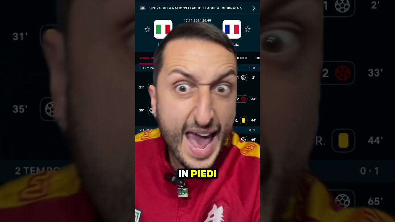 Italia vs Francia 1-3 ⚽