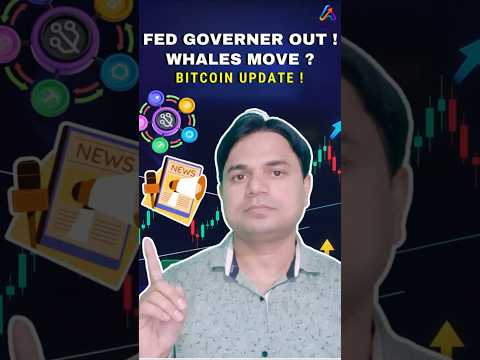 Fed Governor Resign | Outflow | Whales & BTC Update ? Hindi #shortsfeed #altcoinfirst #fed #whales