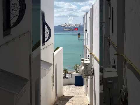📍Sidi Bou Said, Tunisia 🇹🇳 #northafrica #tunisia #sidibousaid #africa #travelvlog #hiddengems
