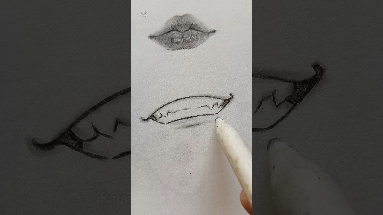 Quick sketch of anime mouth