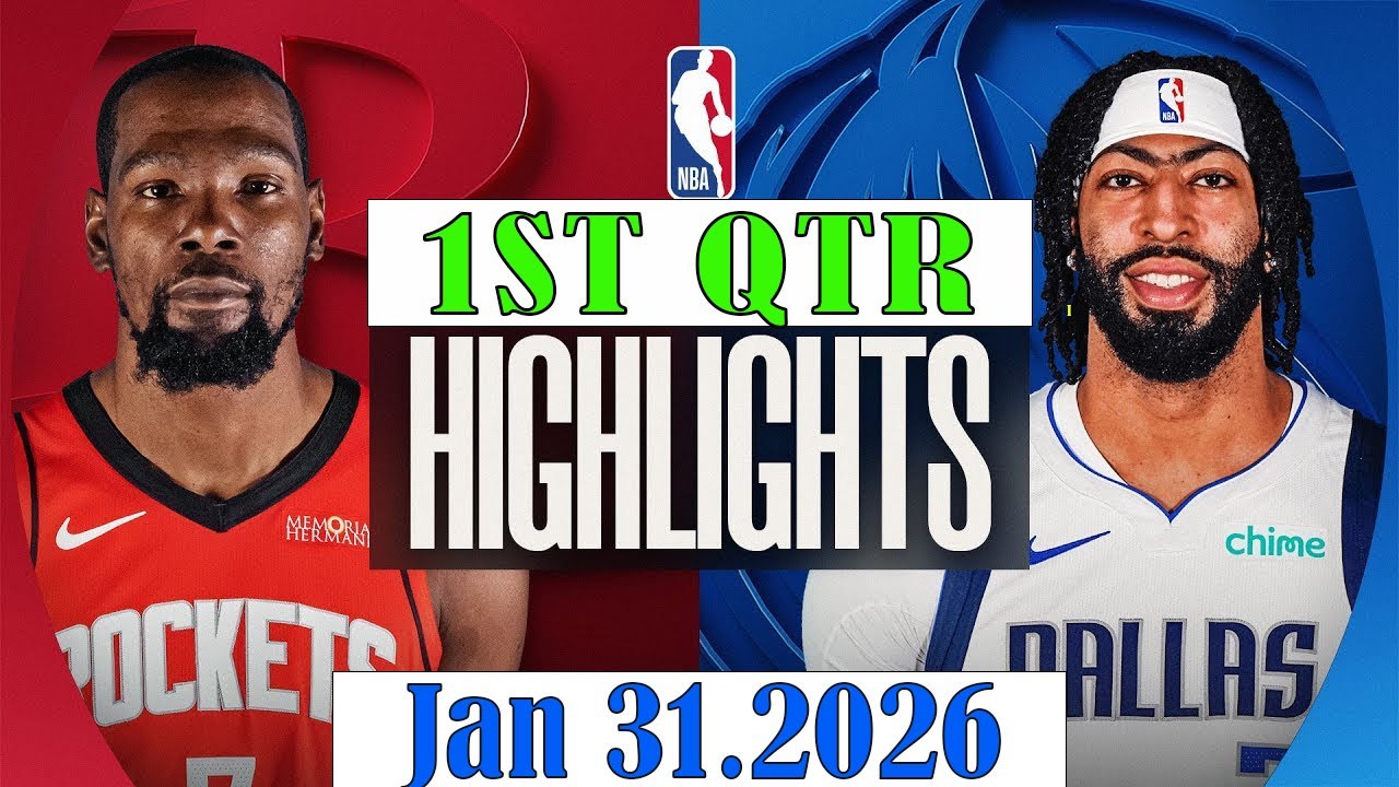 Houston Rockets vs Mavericks 1st Qtr Highlights 🏀