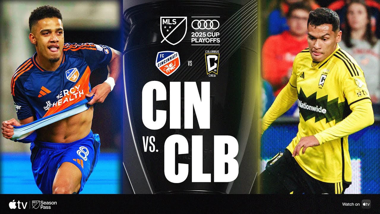 FC Cincinnati vs. Columbus Crew | 2025 MLS Playoffs ⚽