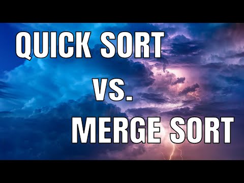 Quicksort vs Mergesort in 35 Seconds