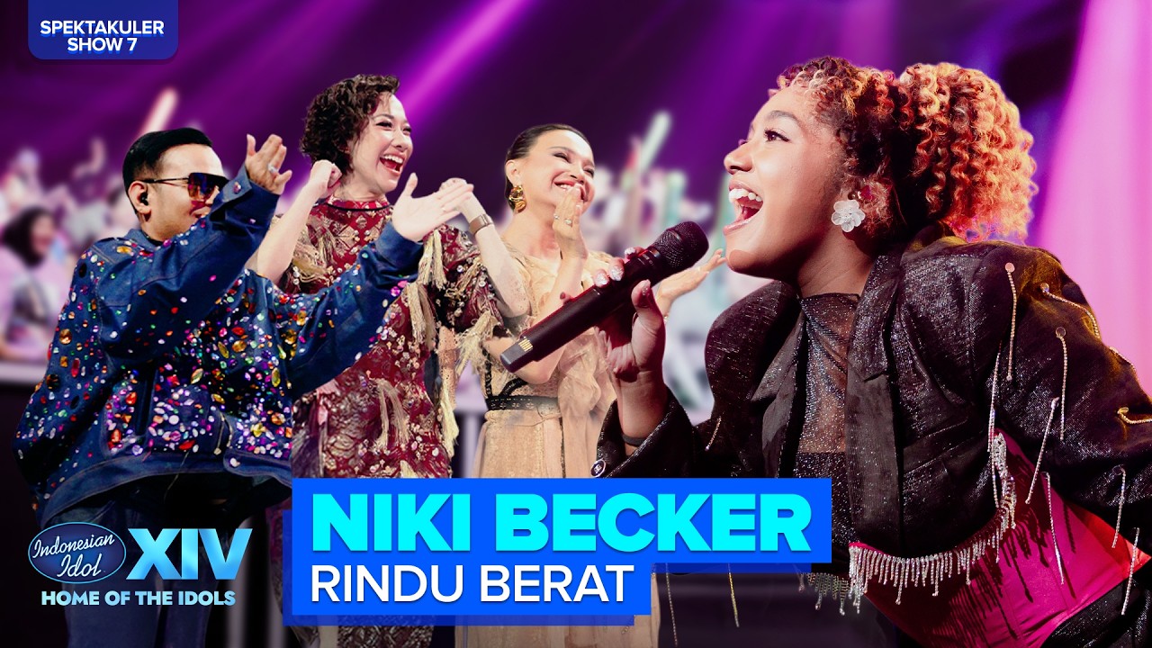 NIKI BECKER's Stunning Performance of 'Rindu Berat' 🎤
