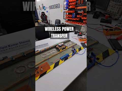 Wireless Power Transfer from Road for EV Electrical Vehicle #arduino #technology #project #trending