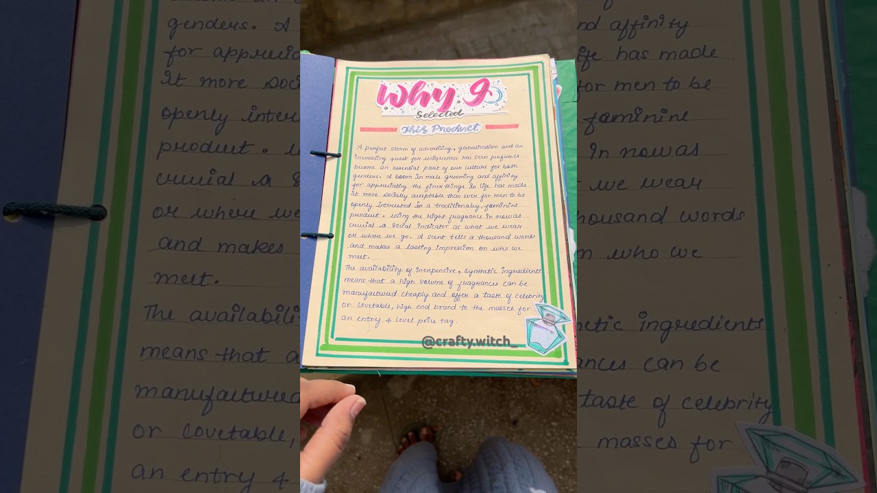 Class 12 Business Studies Project: Marketing Management of a Perfume Product