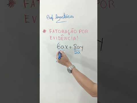 Fatoração de polinômios por evidência 6ax + 8ay ❗ Fator comum em evidência.