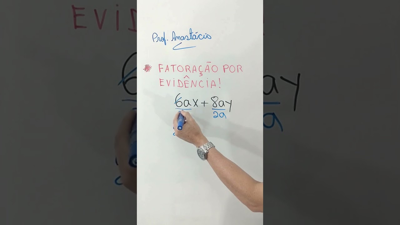 Fatoração de Polinômios: Como Identificar o Fator Comum em Expressões como 6ax + 8ay 🧮