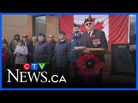 Ste-Anne-de-Bellevue hosted a Remembrance Day parade
