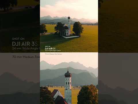 Cinematic Orbits | DJI Air 3S 24mm vs 70mm, Which vision would you choose?
