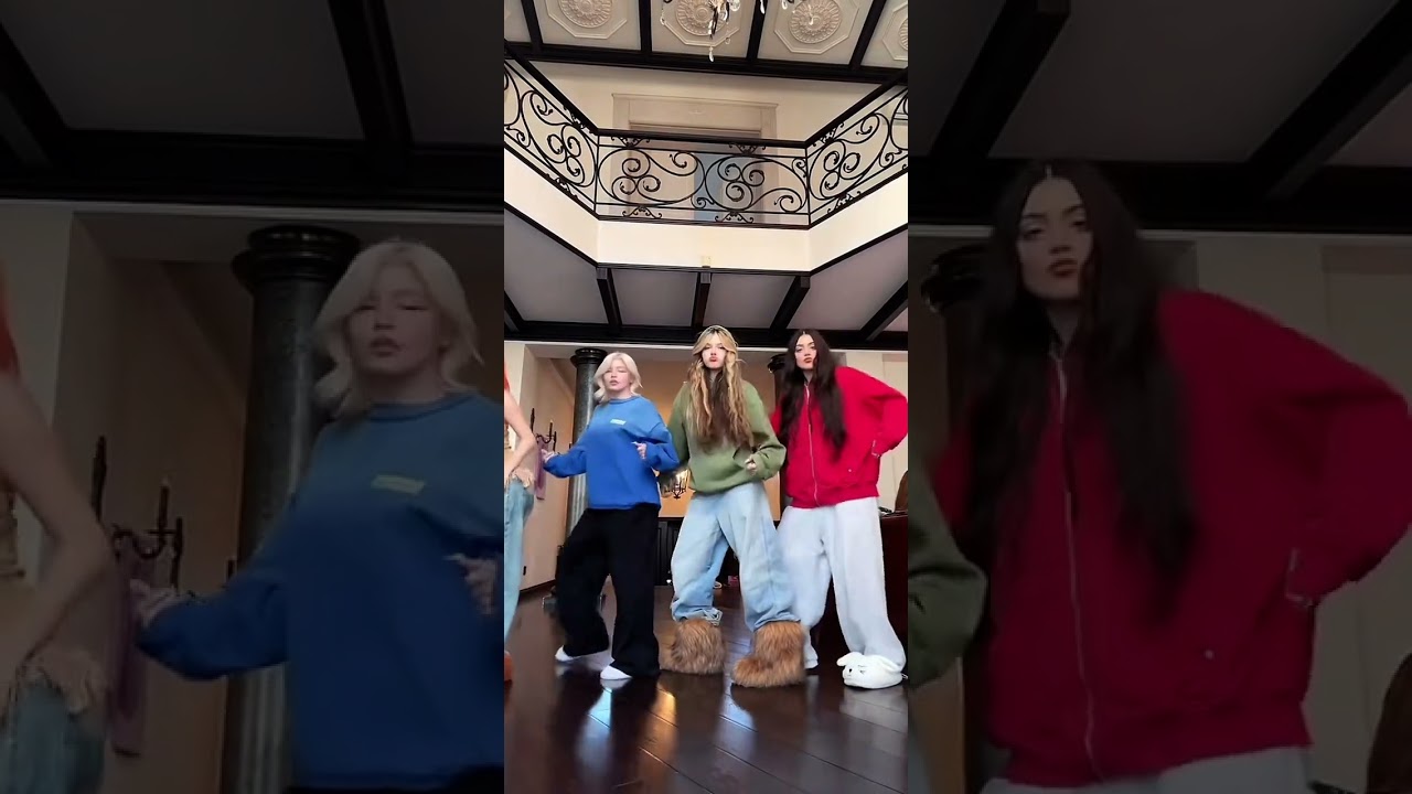 Нара, Милена, Катя и Джами в Hype House