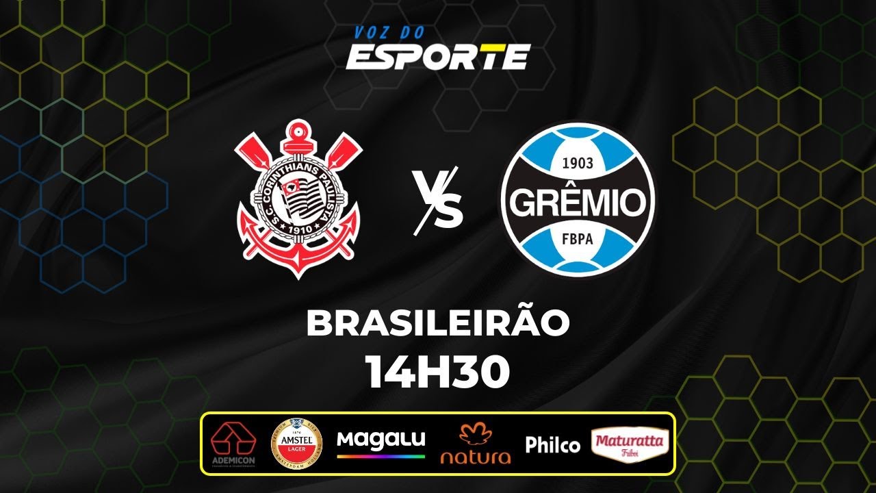 Corinthians vs Grêmio AO VIVO | Brasileirão 2025 - Acompanhe a Partida em Tempo Real ⚽