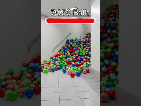7,000 ball subway simulation in blender 🔥 #blenderanimation #3danimation #blender3d