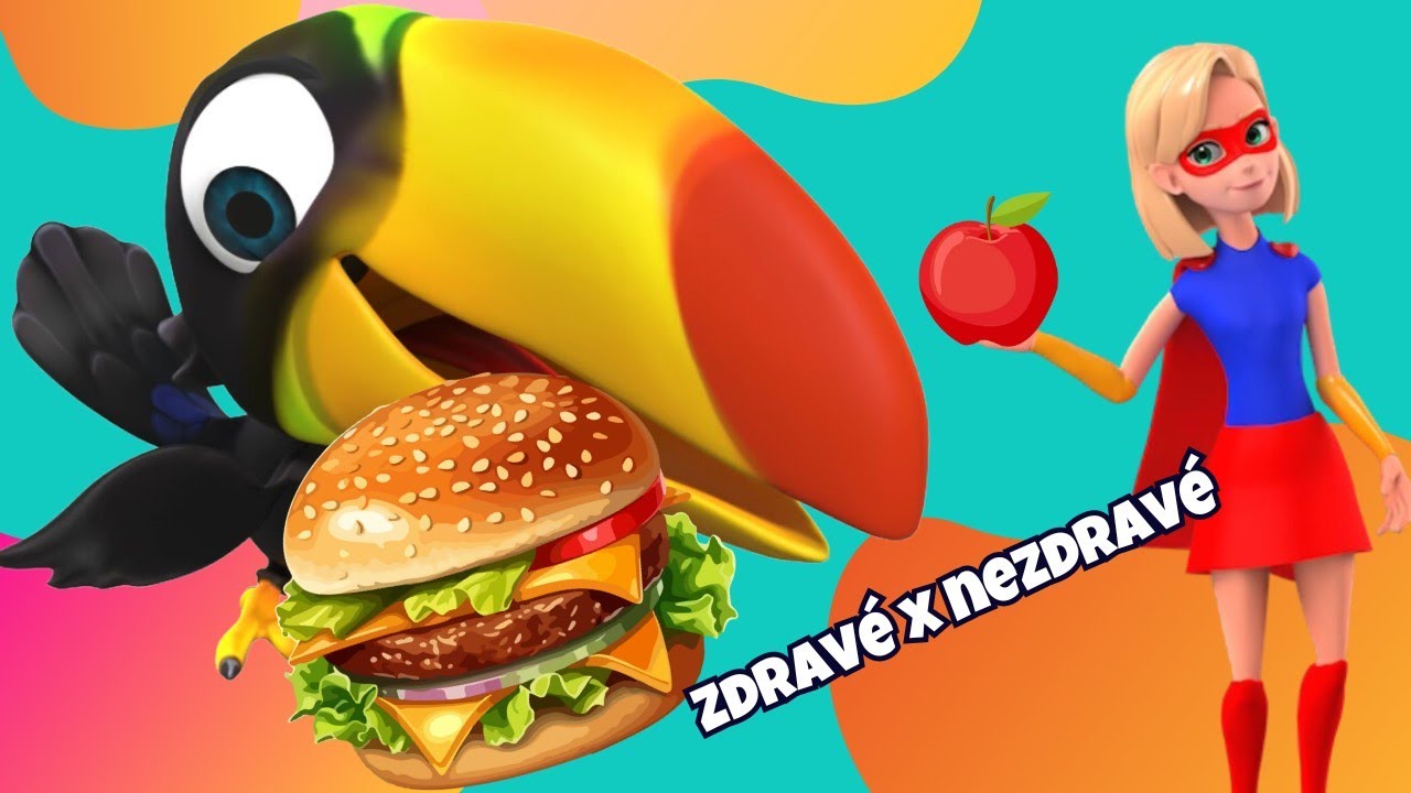 Zdravé a nezdravé jídlo pro děti 🍏